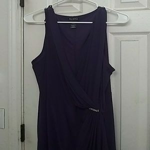 A deep purple 3x dress by SOHO Apparel LTD.